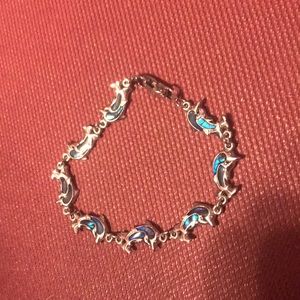Dolphin Abalone bracelet